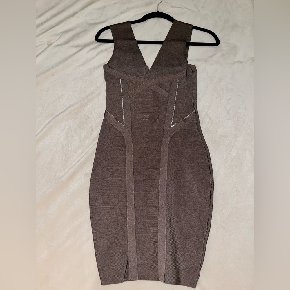 Marciano Brown Bandage Dress XS